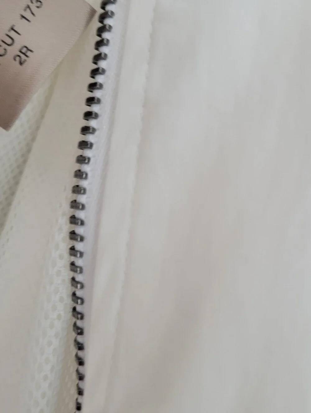 Burberry White Jacket with Signature Check Cuff Detail:2 - Picture 6 of 12